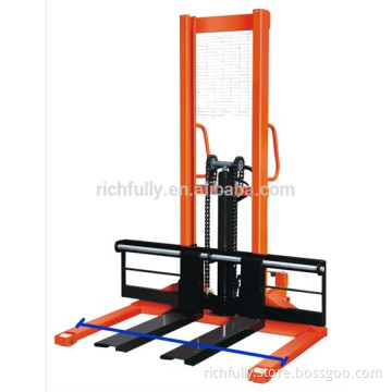 Wide Legs Hand/Manual Pallet Stacker